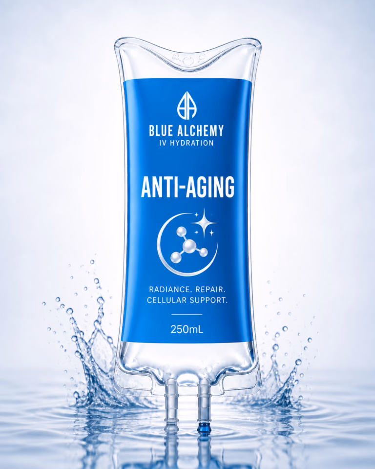 Blue Alchemy Wellness Anti-Aging infusion bag